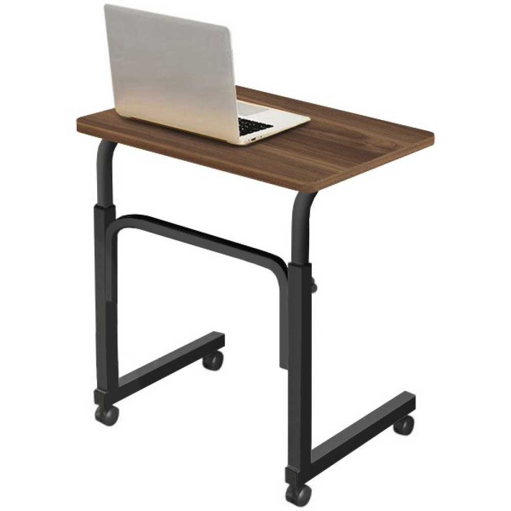 Sekizinci Cadde Yükseklik Ayarlı Laptop Sehpası - Ceviz (Tekerli) 60 x 40 cm Sehpa Fiyatı