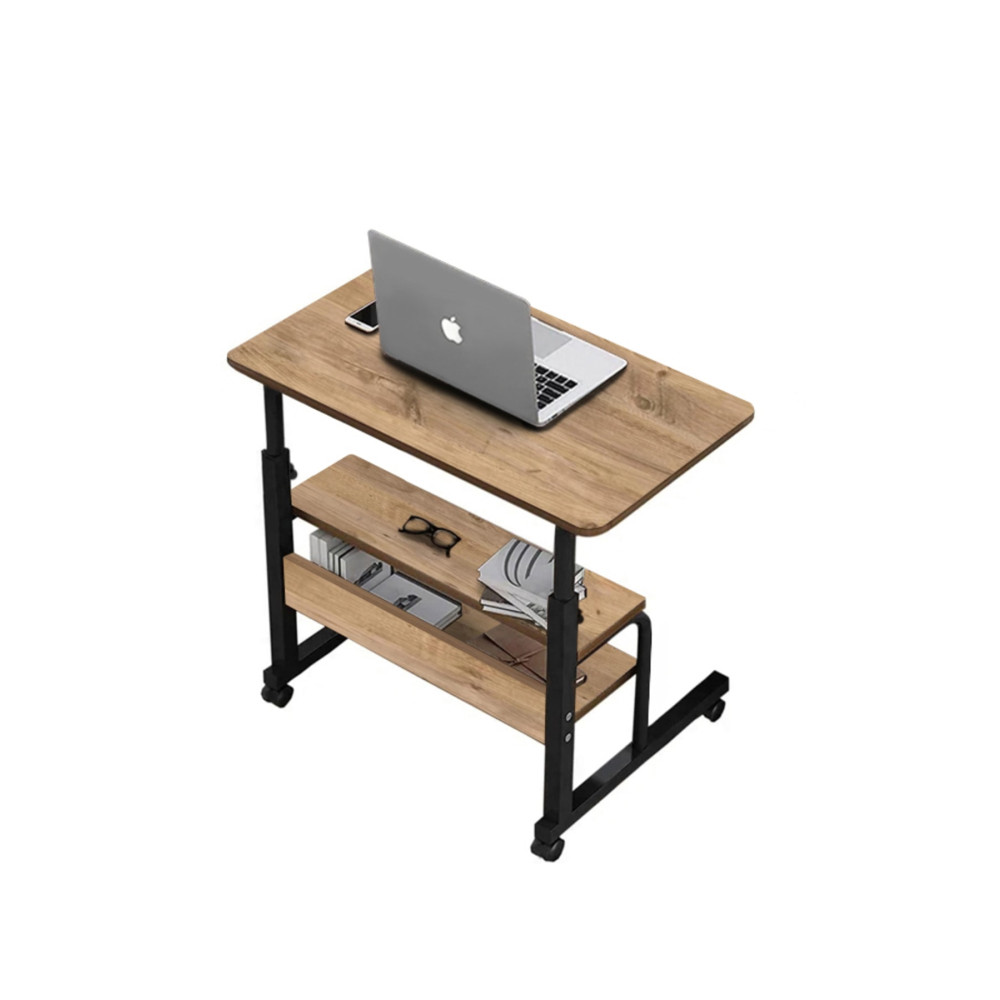 sekizincicaddedizayn Yükseklik Ayarlı Ve Çift Raflı Laptop Sehpası Ve Çalışma Masası - Atlantik Çam (tekerli) 70 X 40 Cm Dizüstü Bilgisayar Aksesuarları Fiyatı