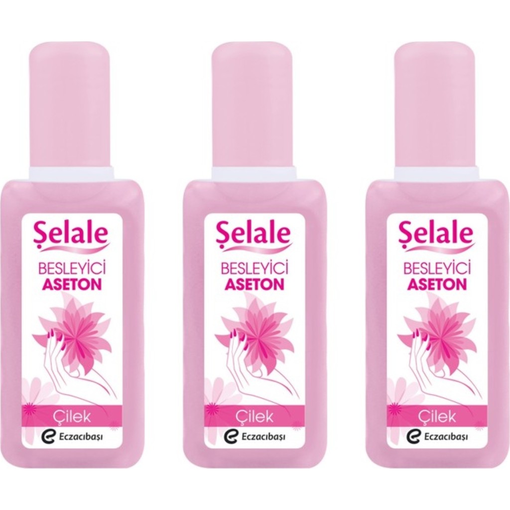 Şelale Besleyici Aseton Çilek Özlü 120 ml - 3 Adet Tırnak Bakımı Fiyatı