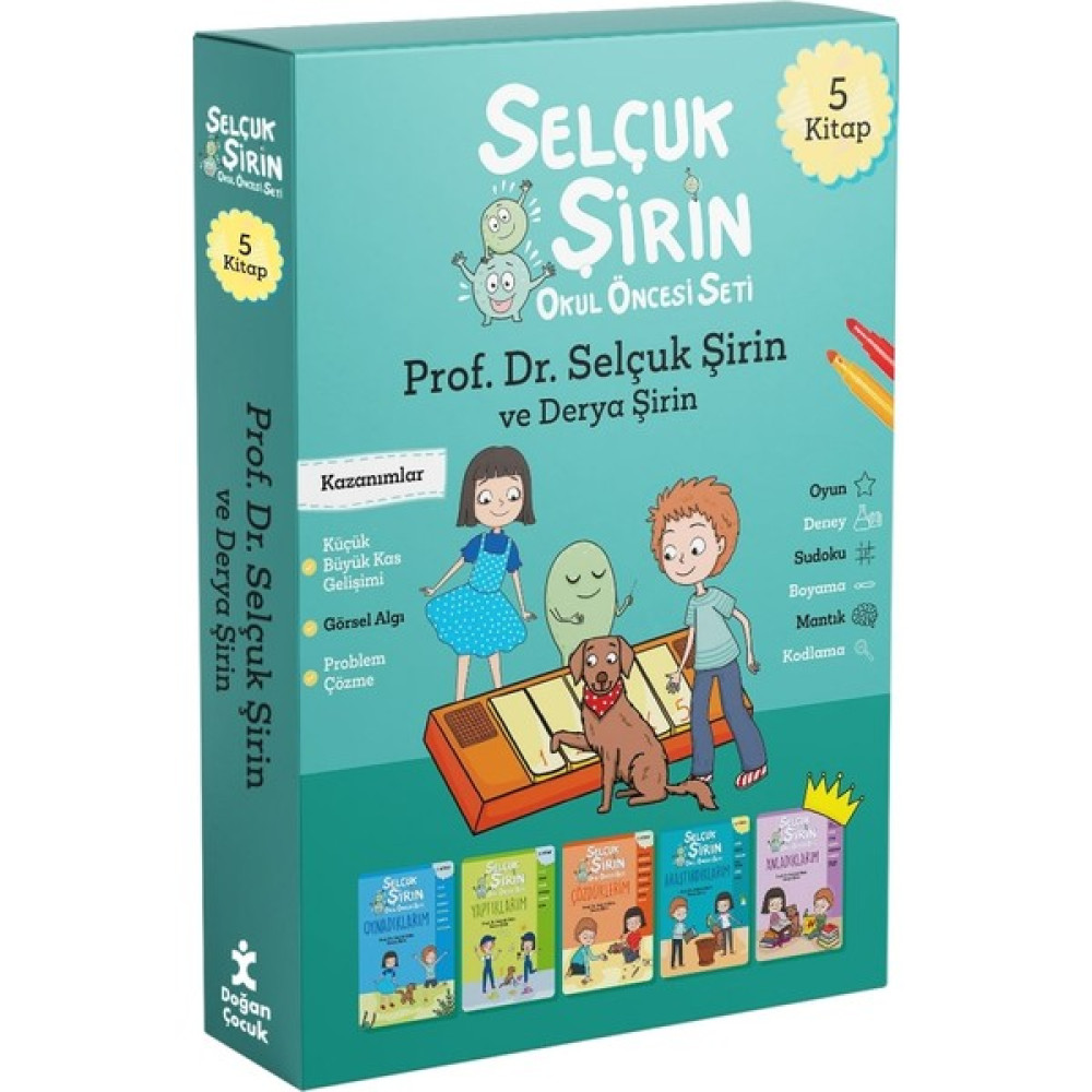 Selçuk Şirin Okul Öncesi Kutulu 5 Kitap Set - Selçuk Şirin – Derya Şirin Zihinsel Gelişim Kitapları Fiyatı
