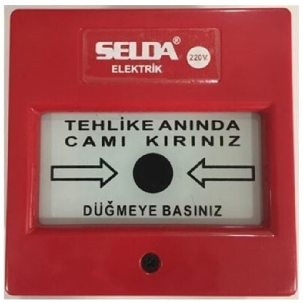 Selda Yangın Ikaz Ihbar Butonu Alarm Butonu 220V Yangın Ikaz Ihbar Butonu Güvenlik Sistemi Setleri Fiyatı
