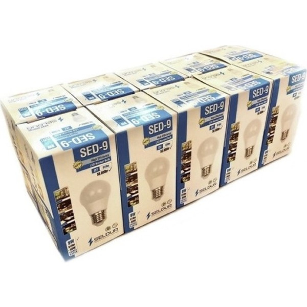 Seldur 9w Beyaz Işık LED Ampul 10'lu - 10 Adet Led Aydınlatmalar Fiyatı