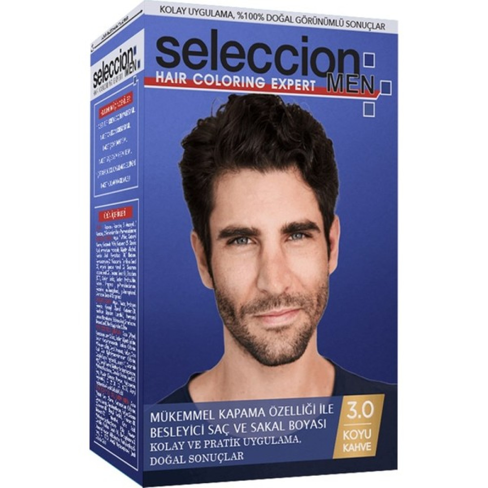 Seleccion Erkek Saç Boyası 3.0 Koyu Kahve Saç Boyası Fiyatı