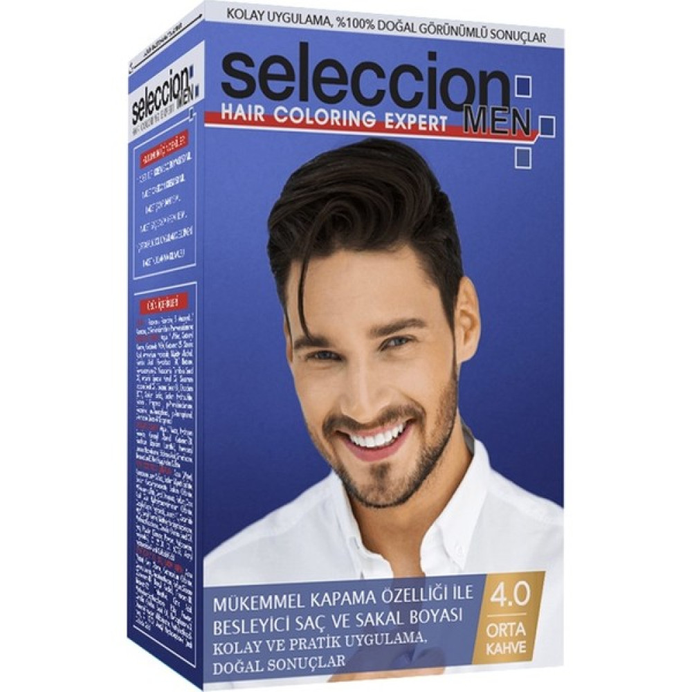 Seleccion Erkek Saç Boyası 4.0 Orta Kahve Saç Boyası Fiyatı