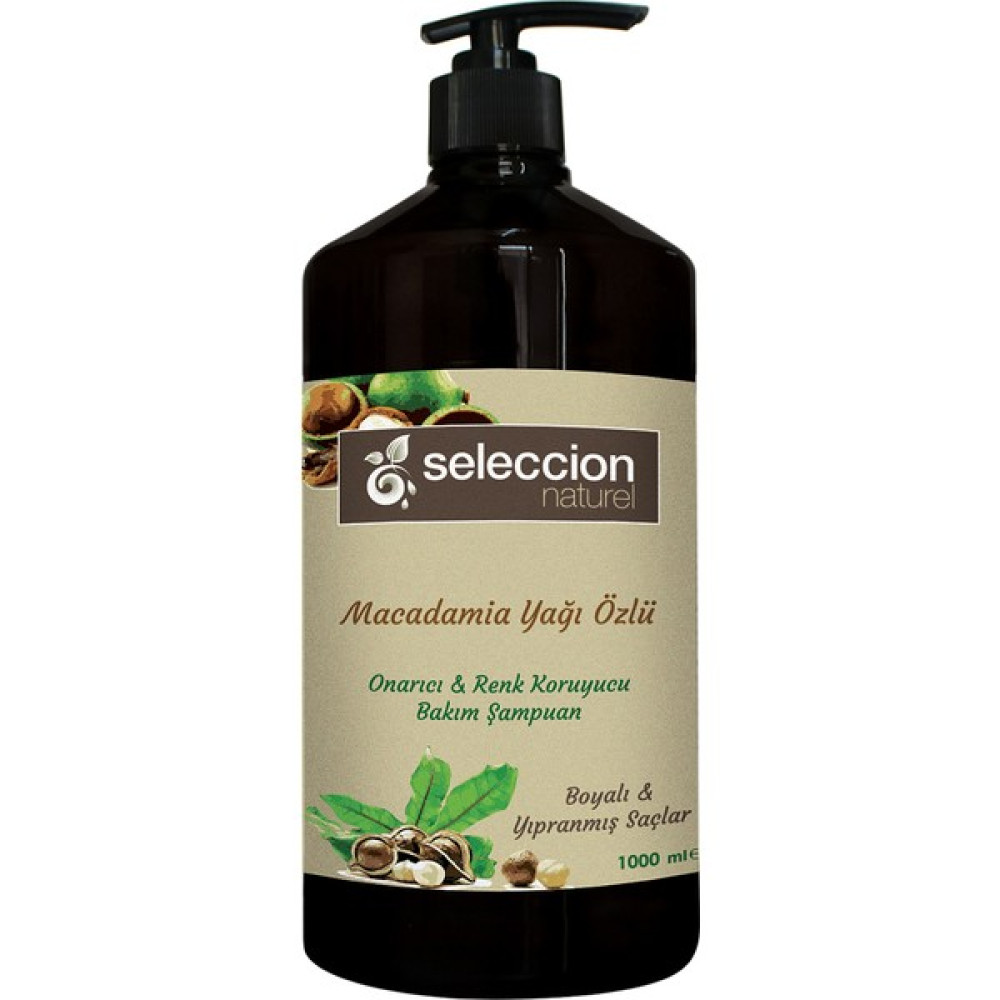 Seleccion Natural Macadamia Yağı Özlü Şampuan 1000 ml Şampuan ve Saç Kremi Fiyatı