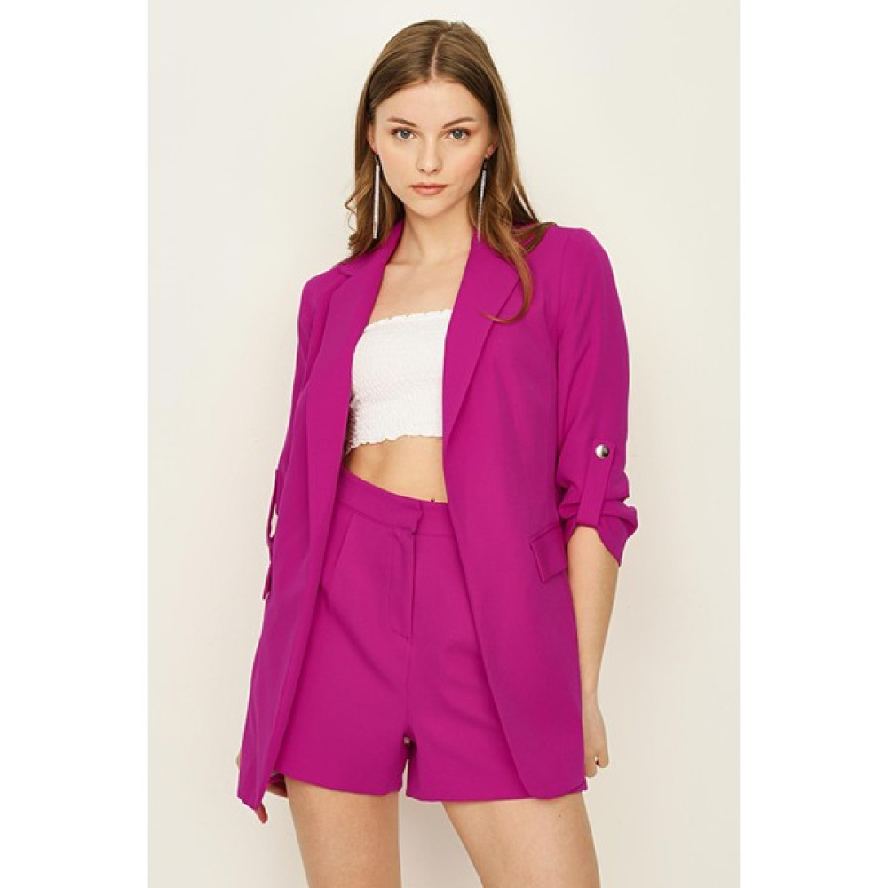 Select Moda Kadın Kolları Katlamalı Blazer Ceket Bayan Ceket Fiyatı