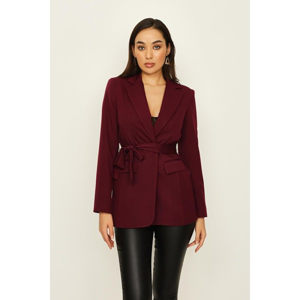 Select Moda Kadın Kuşaklı Astarlı Blazer Ceket Bayan Ceket Fiyatı