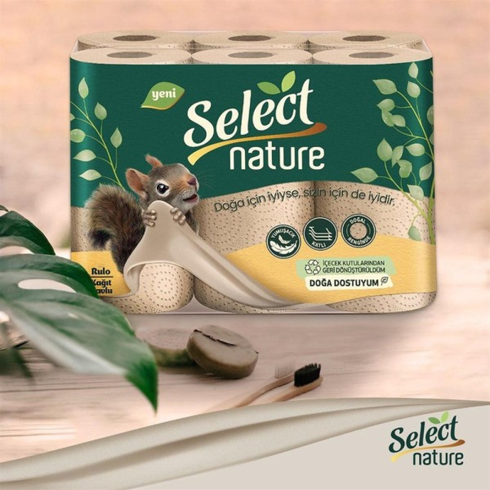 Select Nature Yeni Nesil Doğal 2 Katlı Tuvalet Kağıdı 32'li Tuvalet Kağıdı Fiyatı