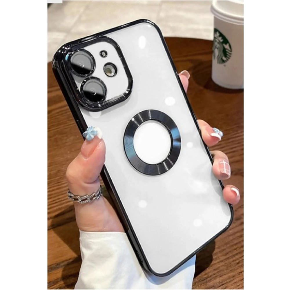 Select One iPhone 11 Kapak Kamera Korumalı Lazer Kesim Lüx Silikon Kılıf IPHONE11 - Koyu Siyah Cep Telefonu Kılıfı Fiyatı