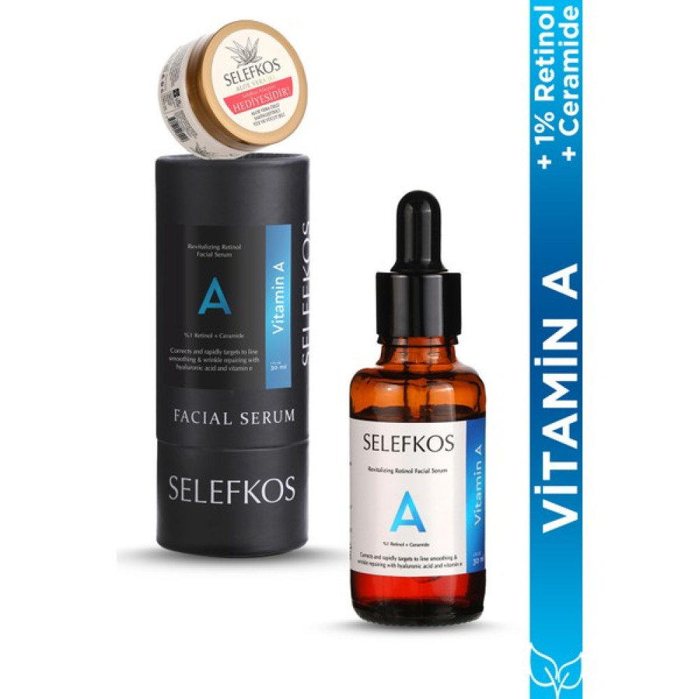Selefkos Vitamin-A Serum, Onarıcı & Besleyici Retinol Serum (1% Retinol + Ceramide) - Vitamin A Anti-Aging / Yaşlanma Karşıtı Fiyatı