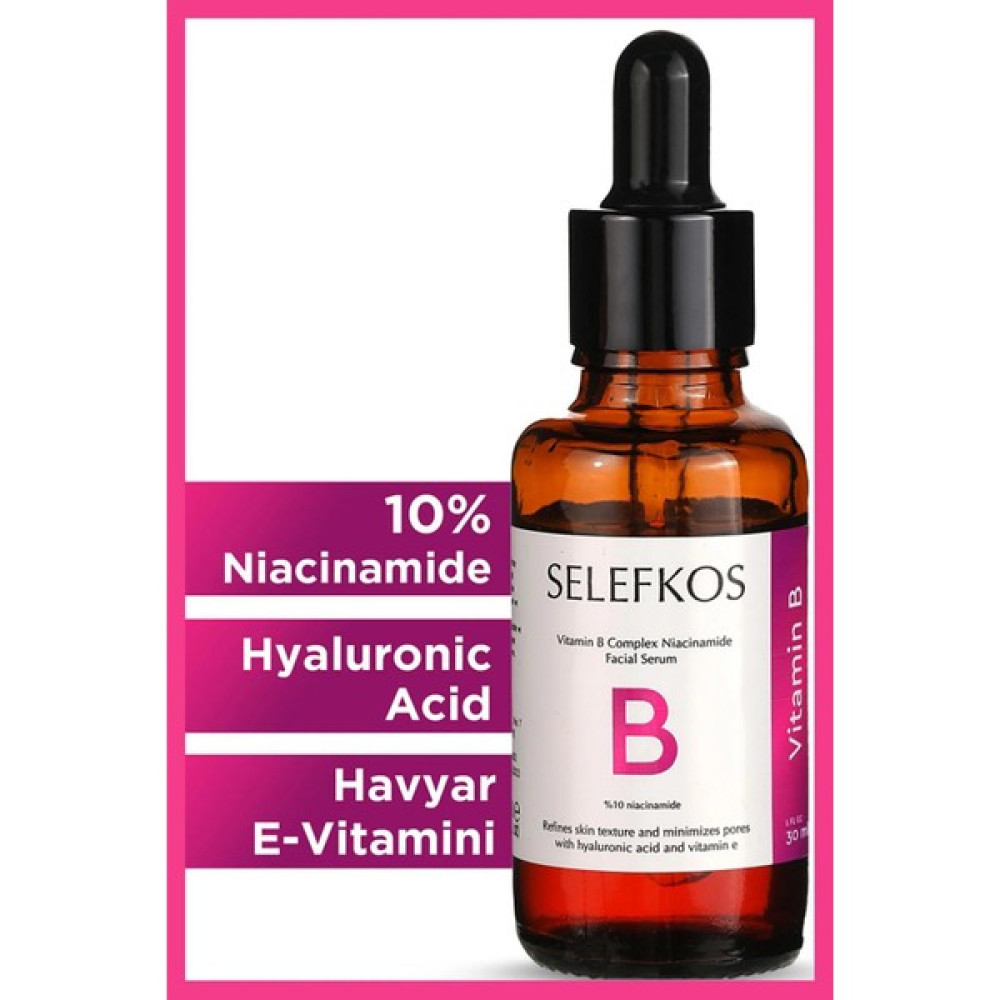 Selefkos Vitamin-B Complex (10% Niacinamide) Serum, Tüm Cilt Tiplerine Uygun, Yenileyici ve Yatıştırıcı - Vitamin B Anti-Aging / Yaşlanma Karşıtı Fiyatı