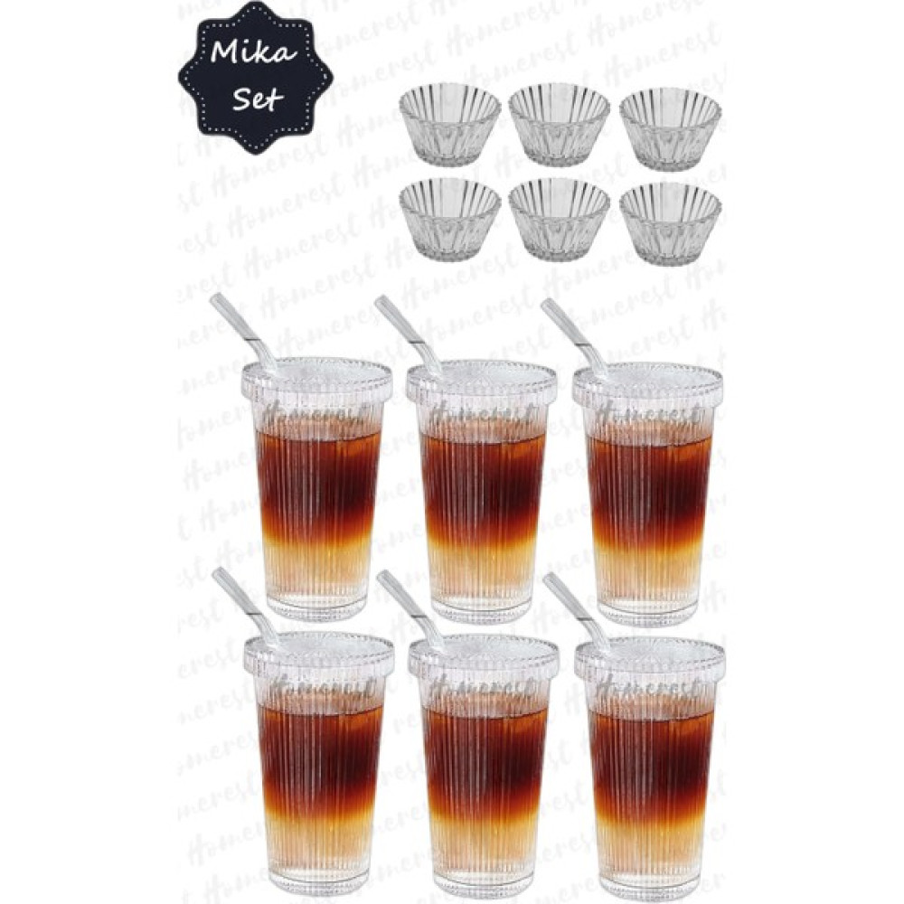 Selenica 12 Adet Mika Kahve Sunum Servis Seti Fenomen Pinterest Origami Bardak ve Sosluk Pipetli Bardak Fincan / Bardak / Kahve Takımı Fiyatı