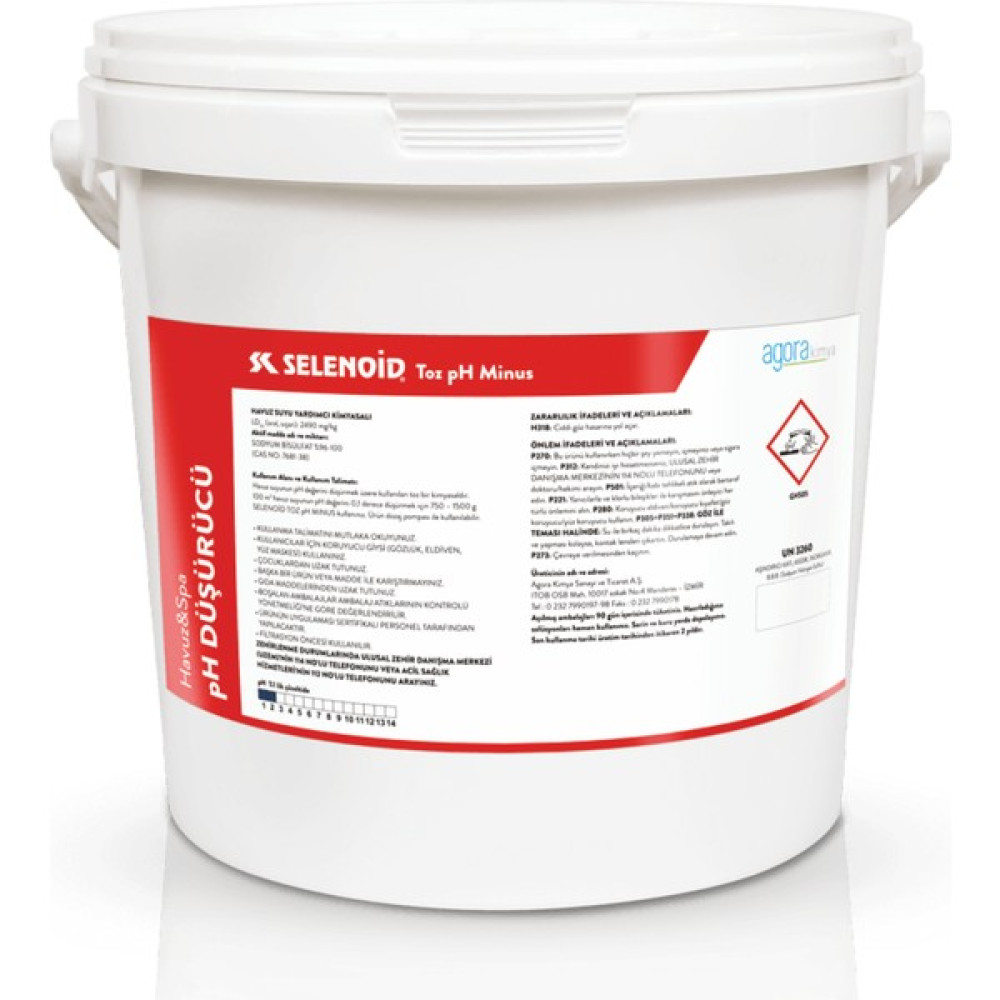 SELENOID Havuz Suyu Toz Ph Düşürücü Selonoid Ph Minus (-) 10 kg Bahçe Dekorasyon & Düzenleme Fiyatı