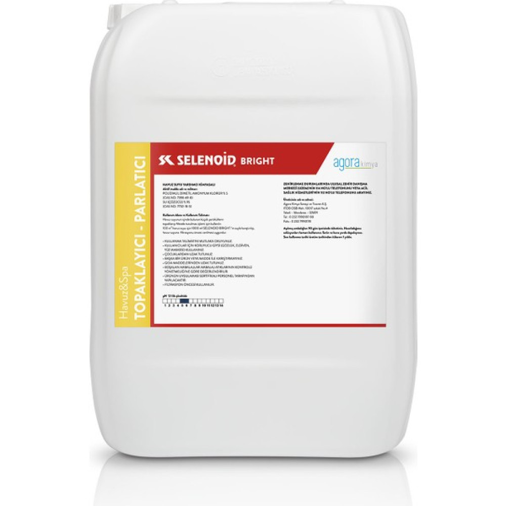 Selenoid Havuz Topaklayıcı Sürekli Temizleyici Selenoid Bright 10 kg - Yok Bahçe Malzemeleri Fiyatı