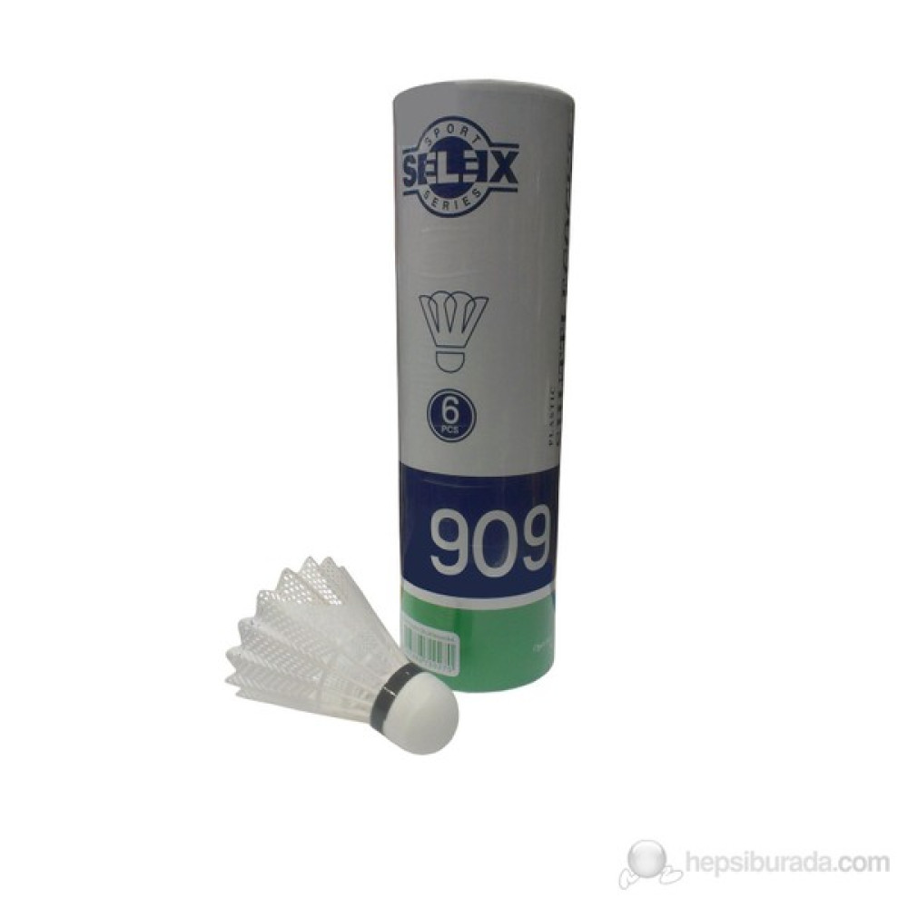 Selex 909 Badminton Topu Plastik 6'Lı Toplar Fiyatı