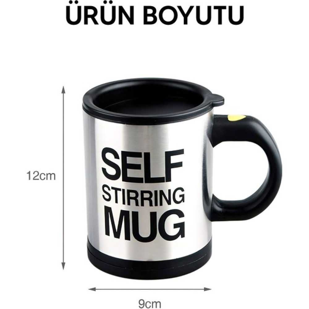 SELF STIRRING MUG Kendi Kendini Karıştıran Bardak Pratik Termos Kupa Oto Boyaları Fiyatı