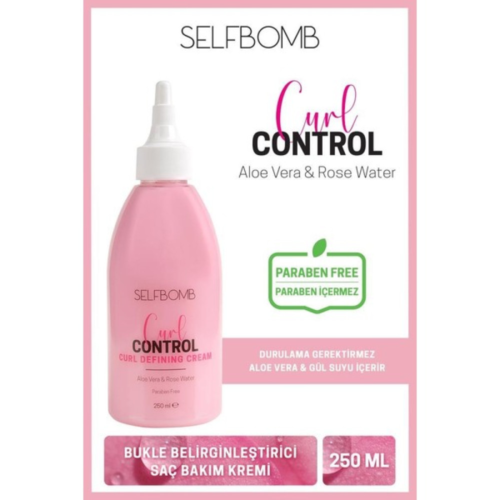 Selfbomb Aloe Vera Gül Suyu Özlü Bukle Belirginleştirici Hacimlendirici Durulanmayan Saç Kremi 250ml - 1 Oto Boyaları Fiyatı