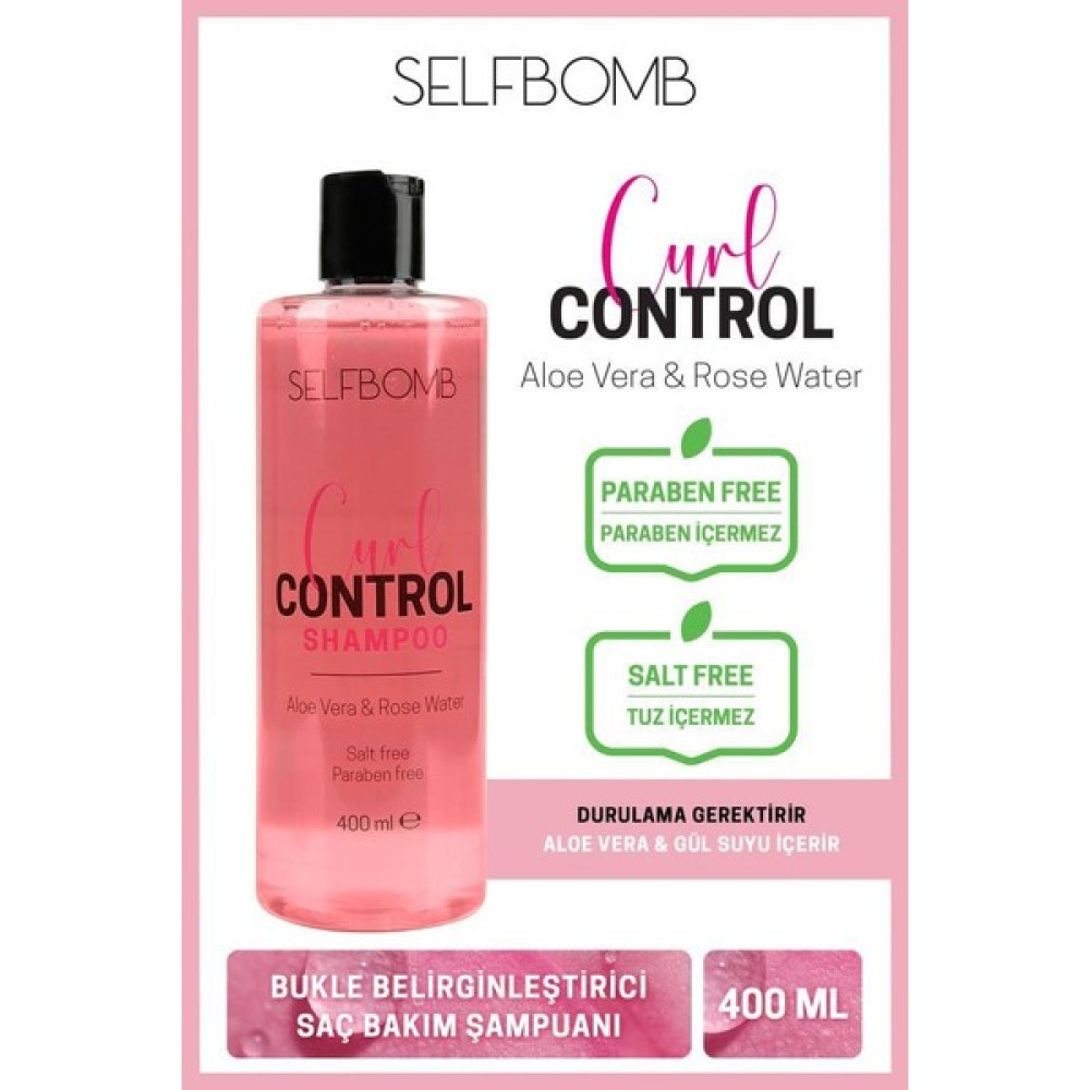 Selfbomb Aloe Vera Gül Suyu Özlü Bukle Belirginleştirici Hacimlendirici Saç Bakım Şampuanı 400ml - 1 Oto Boyaları Fiyatı