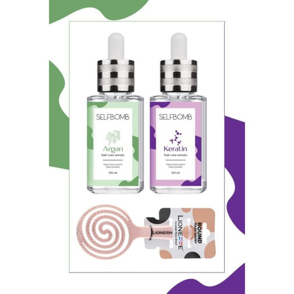 Selfbomb Argan Yağı-Keratin Saç Onarıcı Tarama Seti - 1 Saç Bakım Maskeleri & Serumlar & Spreyler Fiyatı
