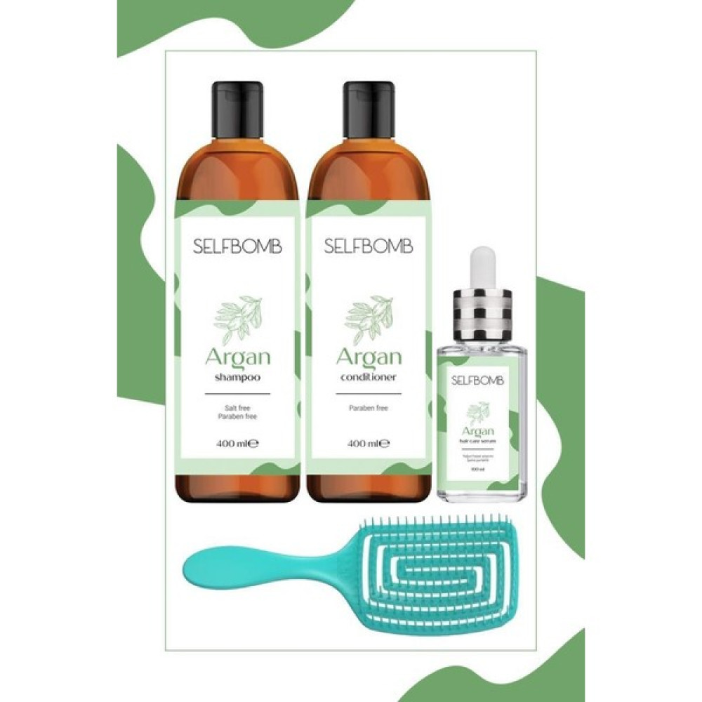 Selfbomb Argan Yağlı Onarıcı 4lü Saç Bakım Seti Oto Boyaları Fiyatı