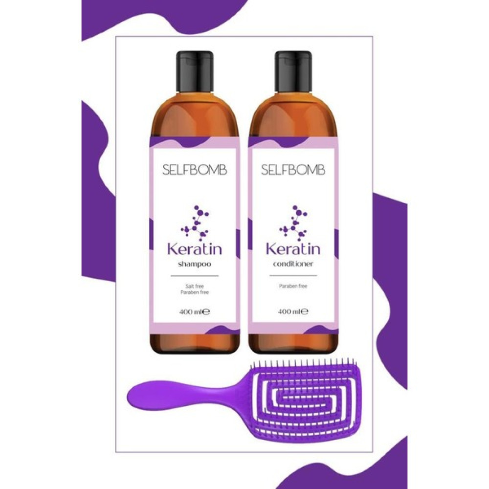 Selfbomb Paraben ve Sülfat Içermeyen Keratin Içerikli Bakım Seti Saç Bakım Maskeleri & Serumlar & Spreyler Fiyatı