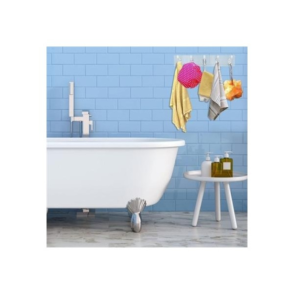 Selfidella Buffer® 5'li Güçlü Yapışkanlı Şeffaf Duvar Askısı Banyo Mutfak Düzenleyici Pratik Askılık Banyo Askılık Fiyatı