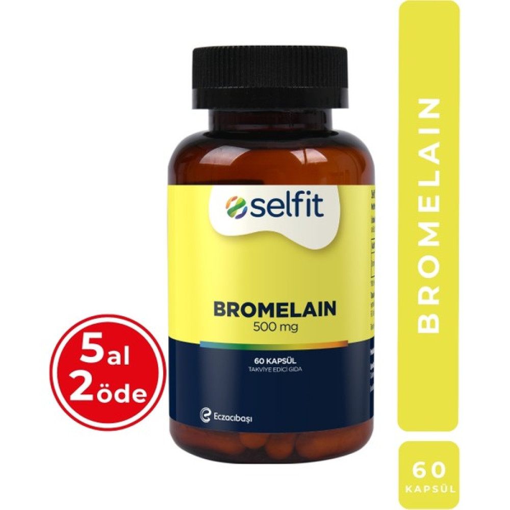 Selfit Bromelain 60 Bitkisel Kapsül Sağlık / Diyet Fiyatı