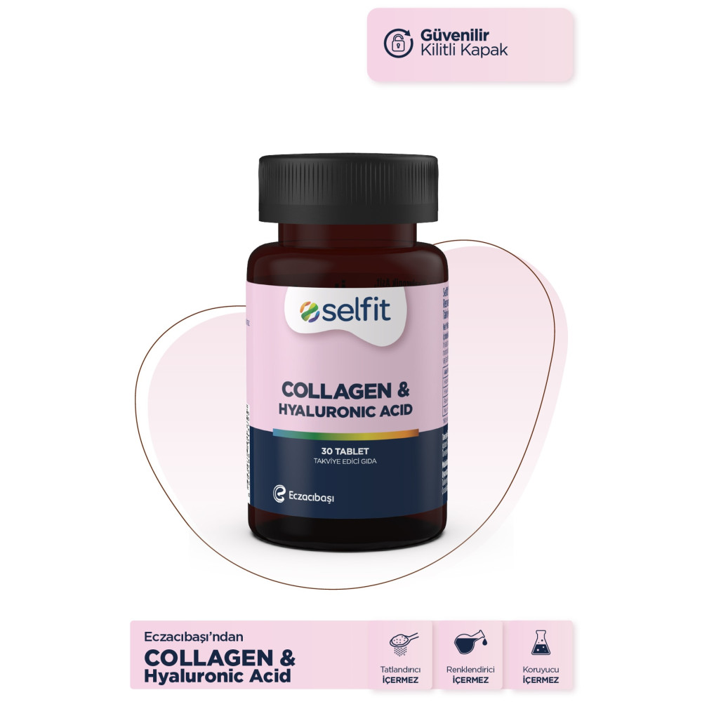 Selfit Collagen & Hyaluronic Acid 30 Tablet Sağlık Fiyatı