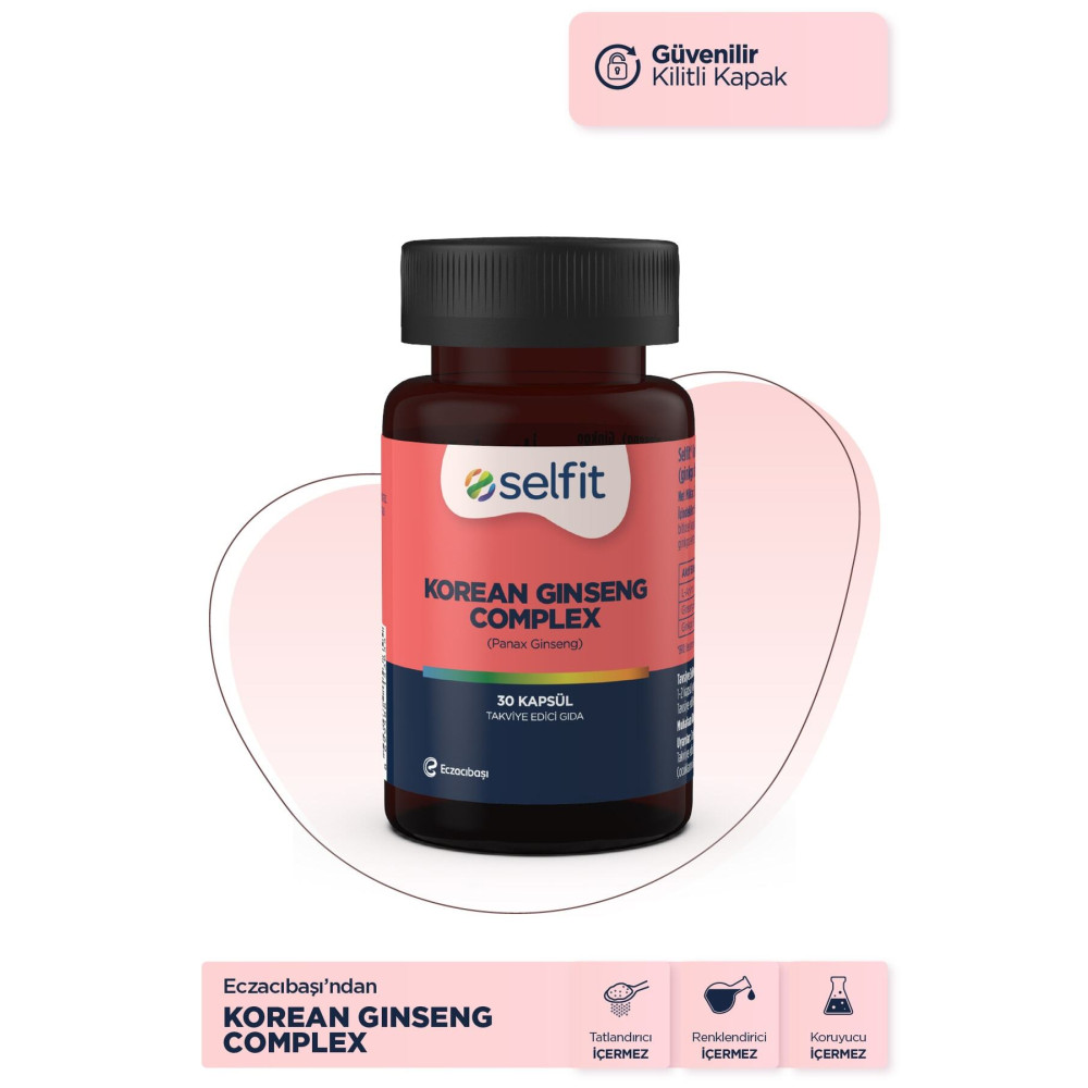 Selfit Korean Ginseng Complex 30 Kapsül Sağlık / Diyet Fiyatı