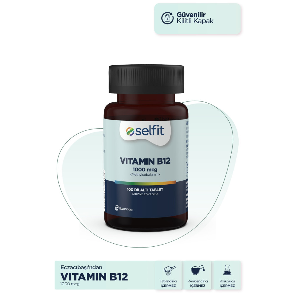 Selfit Vitamin B12 1000 Mcg 100 Dilaltı Tablet Sağlık / Diyet Fiyatı