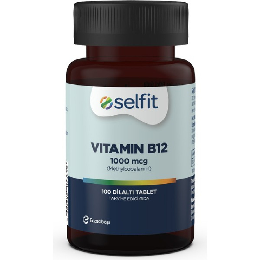 Selfit Vitamin B12 1000 Mcg 100 Dilaltı Tablet - Sade Sağlık / Diyet Fiyatı