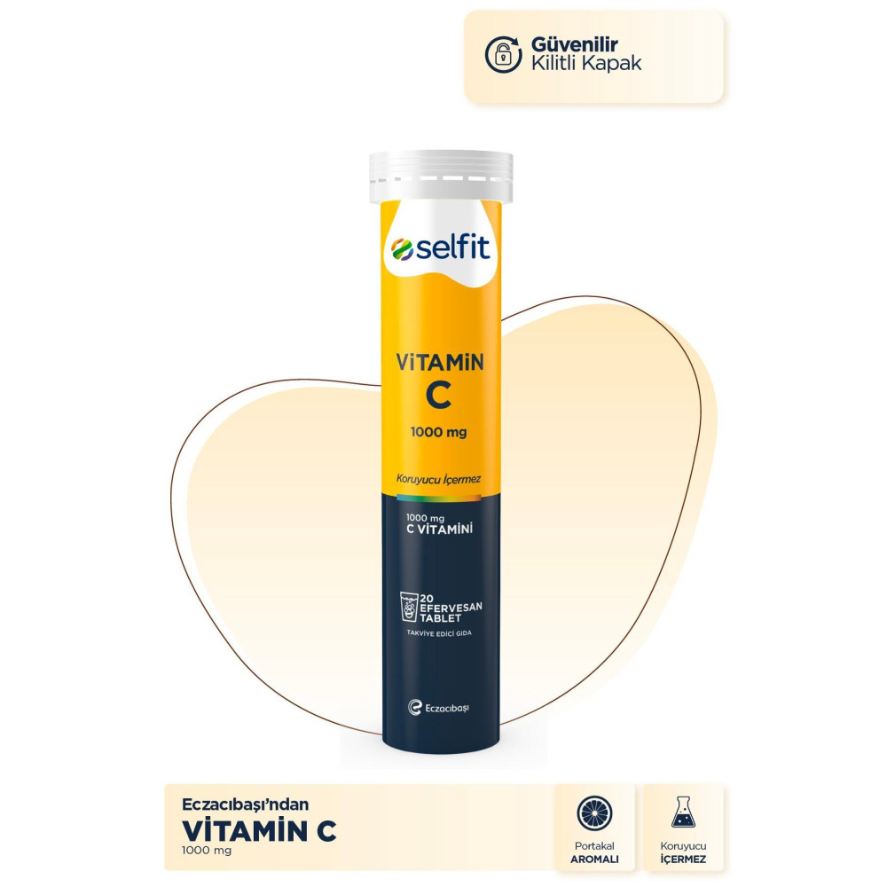 Selfit Vitamin C 1000 Mg 20 Efervesan Tablet Sağlık / Diyet Fiyatı