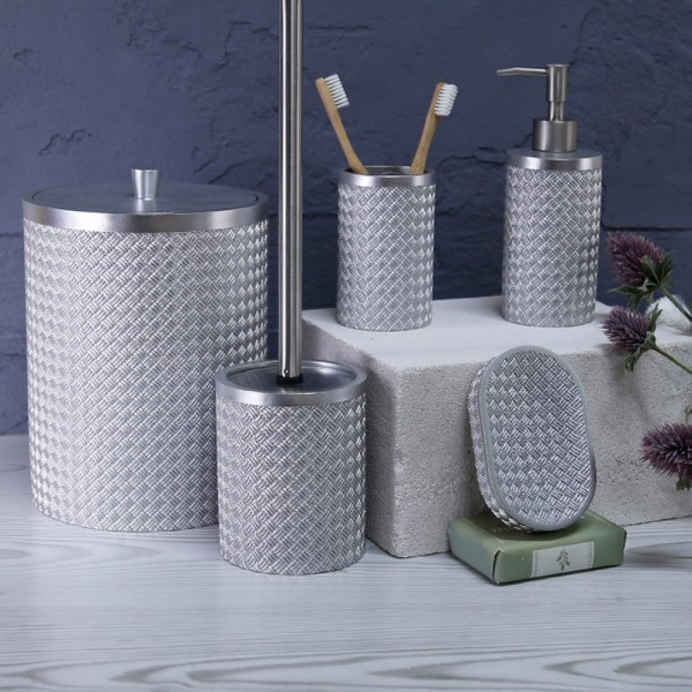 Selim Wicker Banyo Seti - Gümüş Banyo Aksesuarları Fiyatı