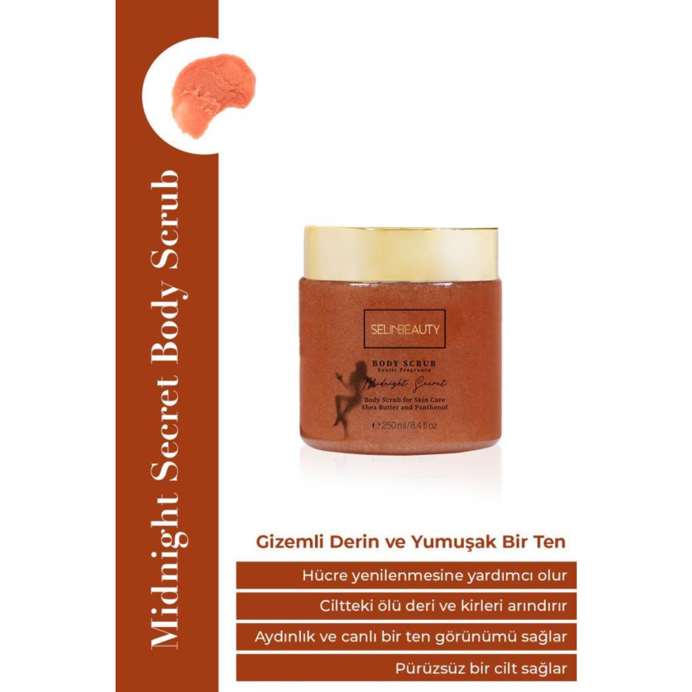 Selin Beauty Exotic Midnight Secret Scrub Peeling 250 ML Vücut Bakımı Fiyatı