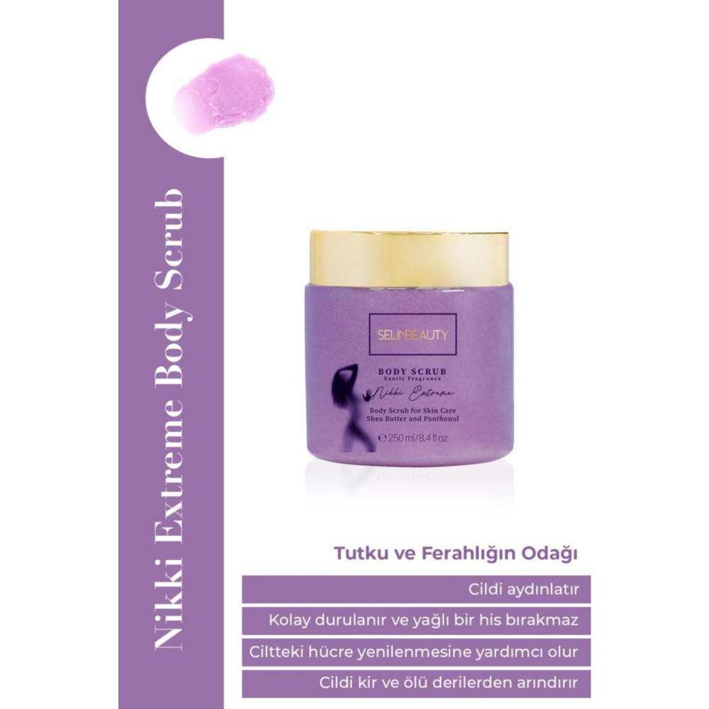 Selin Beauty Exotic Nikki Extreme Body Scrub Peeling 250 ML Vücut Bakımı Fiyatı