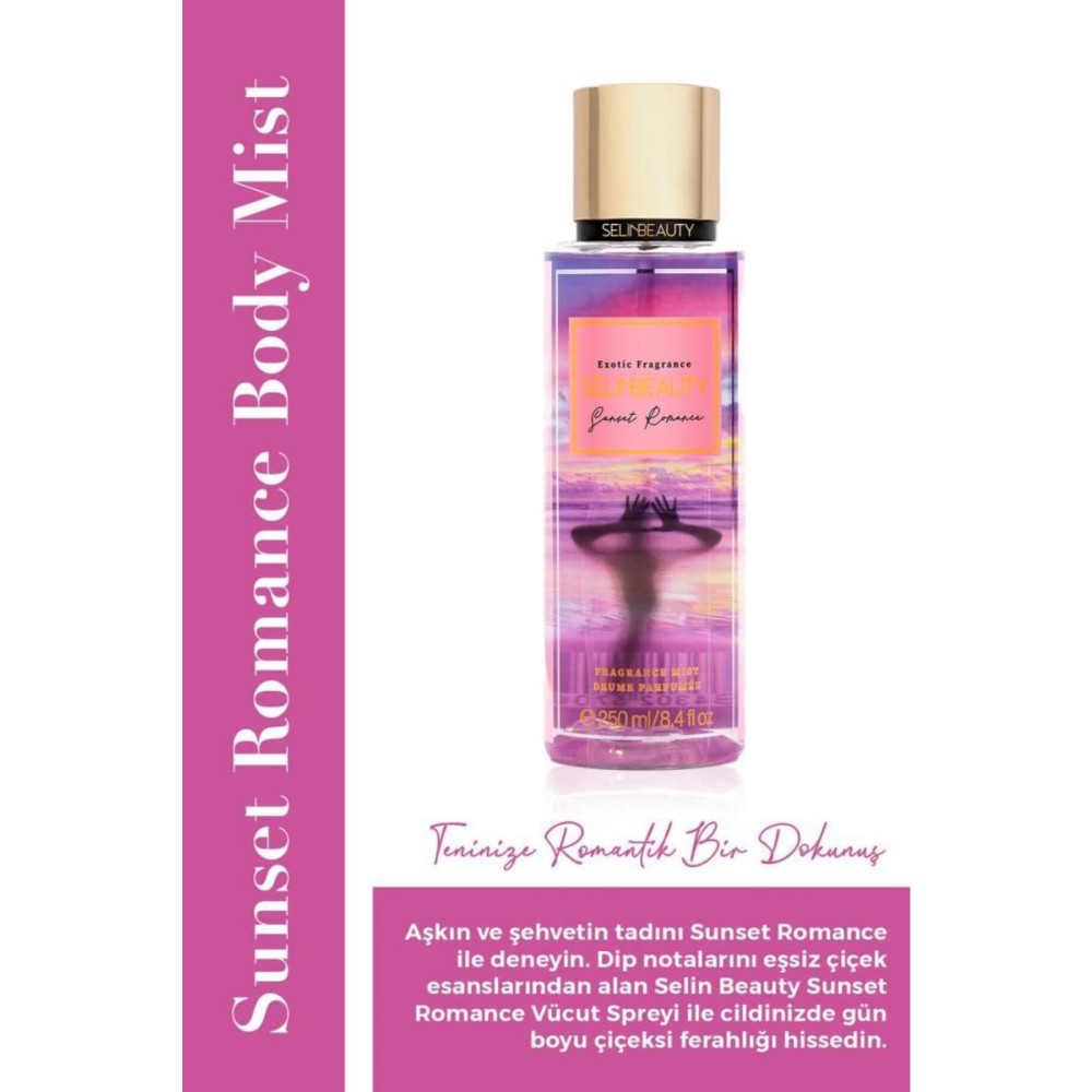 Selin Beauty Exotic Sunset Romance Body Mist 250 ML Deodorantlar Fiyatı