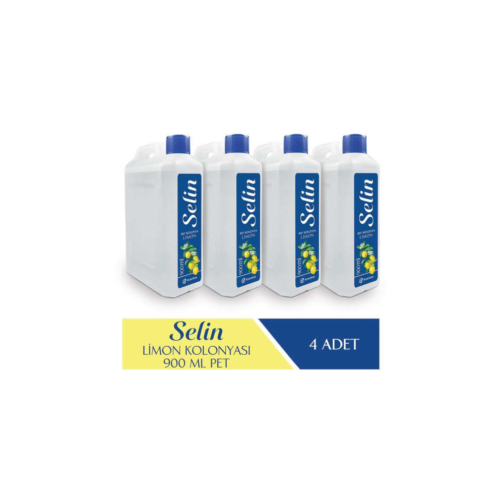 Selin Limon Kolonyası 900 ml 4lü Kolonya & Gülsuyu Fiyatı