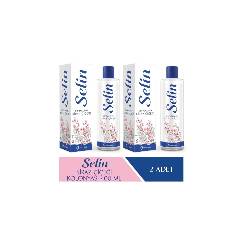 Selin Parfümlü Kolonya Kiraz Çiçeği 800 ml (400*2) Kolonya & Gülsuyu Fiyatı