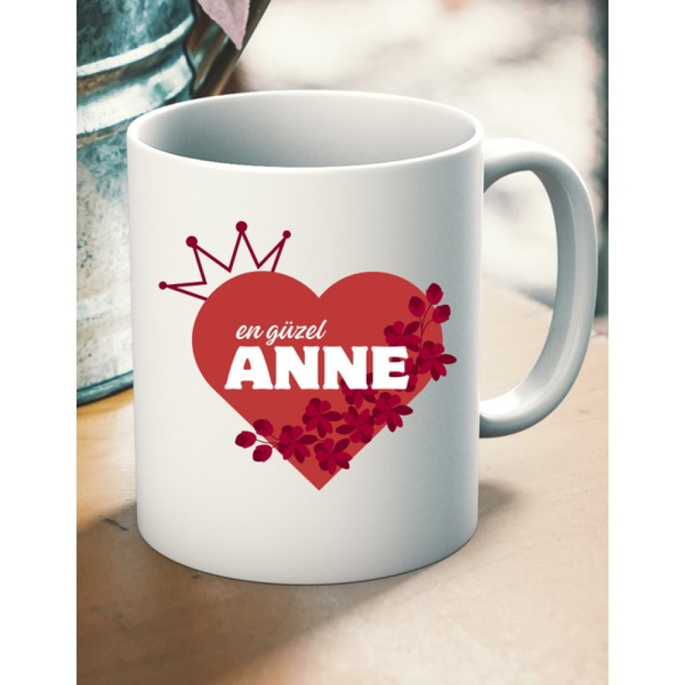 Seliness Design Anneler Günü Için En Güzel Anne Yazılı Porselen Kupa Bardak Kırılmaz Strafor Köpükle Paketlenmiş - Beyaz Oto Boyaları Fiyatı