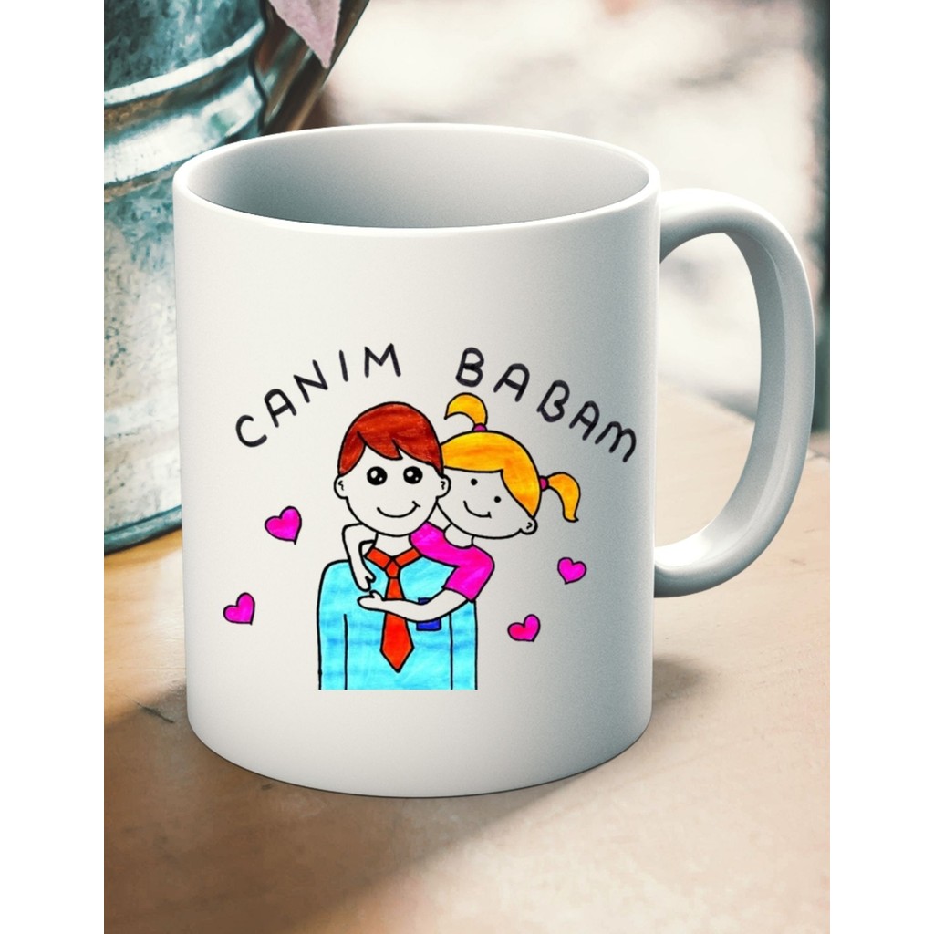 Seliness Design Babalar Gününe Özel Canım Babam Yazılı Kupa Strafor Köpükle Paketlenmiş Kırılmaz Premium Kalite Kupa - Beyaz Fincan / Bardak / Kahve Takımı Fiyatı