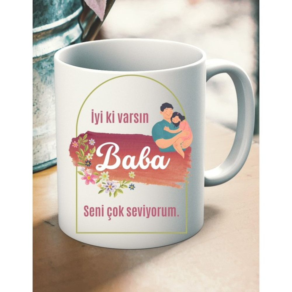 Seliness Design Babalar Gününe Özel Iyi Ki Varsın Baba Kupası Strafor Köpükle Paketlenmiş Kırılmaz Premium Kalite Kupa - Beyaz Oto Boyaları Fiyatı