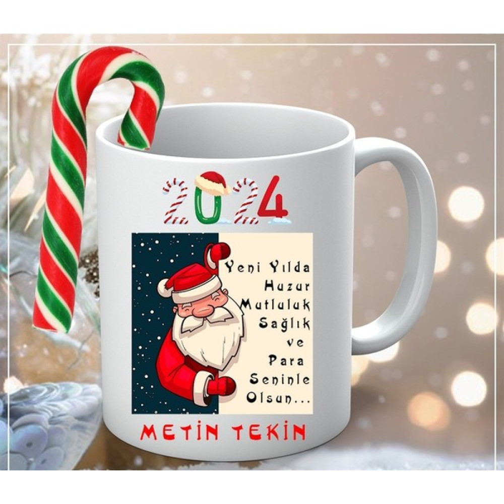 Seliness Design Yılbaşına Özel Noel Baba Mesajı ile Kişiye Özel Isim Yazılı Porselen Kupa Kırılmaz Strafor Köpükle Paketlenmiş - Beyaz Oto Boyaları Fiyatı