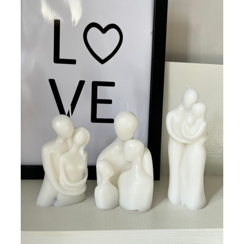 Selins Art Candle Aile Üçlü Set Mum - 1 Adet Dekoratif Mum Fiyatı