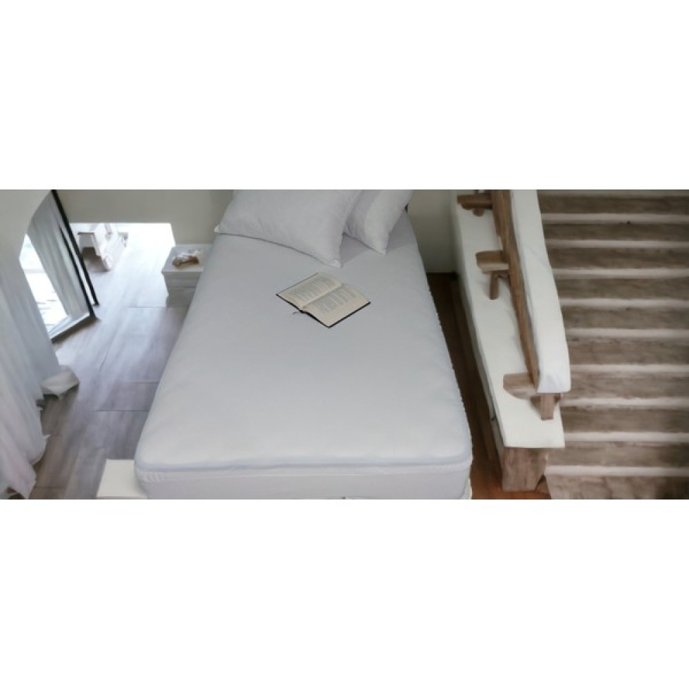 Selinsya Alez Fitted Bazalı 4 Kenar Ful Lastikli Yatak Koruyucu Su Sıvı Geçirmez - 150 x 200 cm - Beyaz Alez / Yatak Koruyucu Fiyatı
