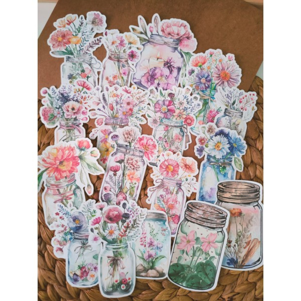 Selis Craft Çiçekli Vazo Sticker Seti 01 Ajanda Planlayıcı Bullet Journal Scrapbooking Için Uygundur Oto Boyaları Fiyatı