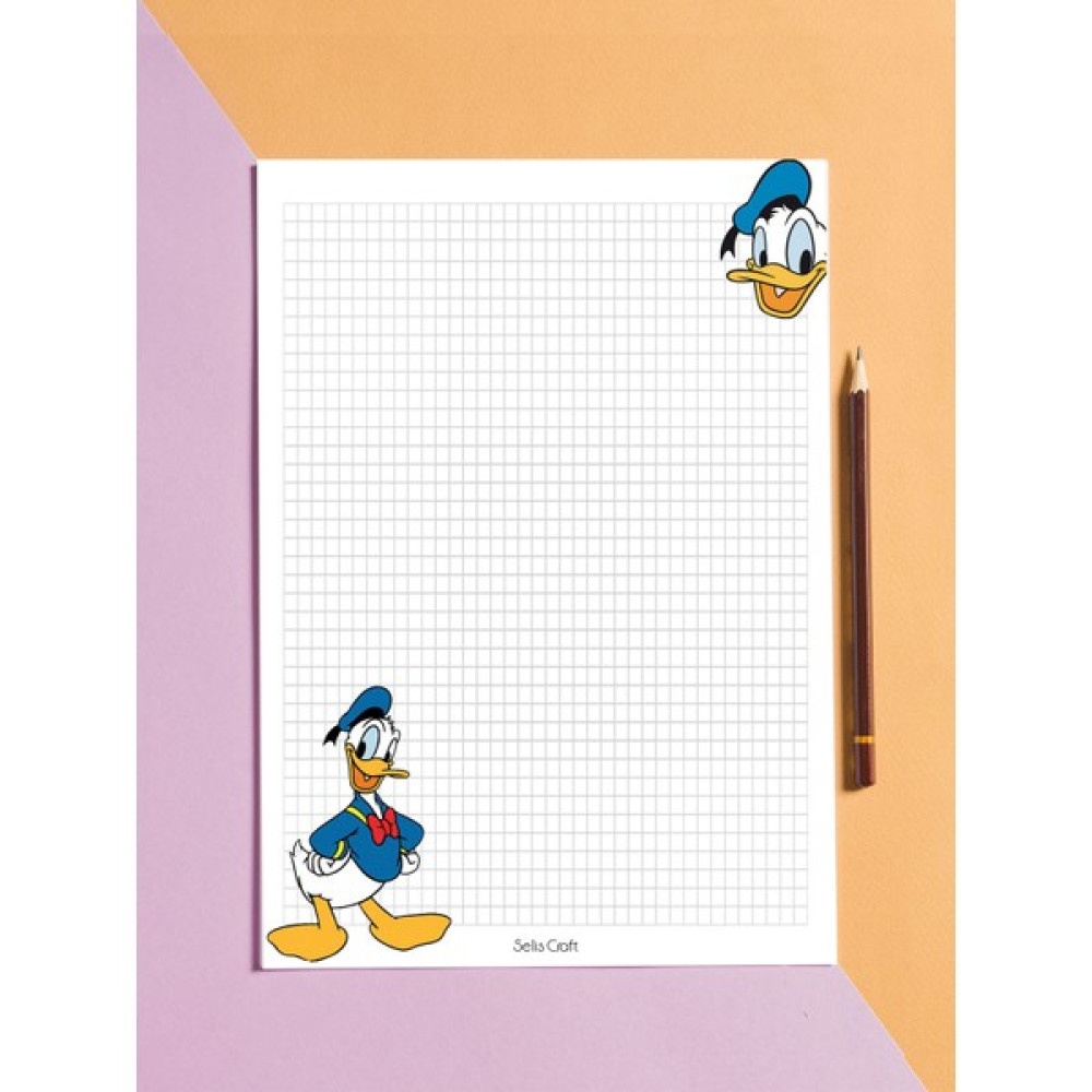 Selis Craft Donald Duck Kareli Notepad 01 Günlük Planlayıcı, Defter, To Do List, Not Defteri, Ajanda Not Defteri & Bloknot Fiyatı