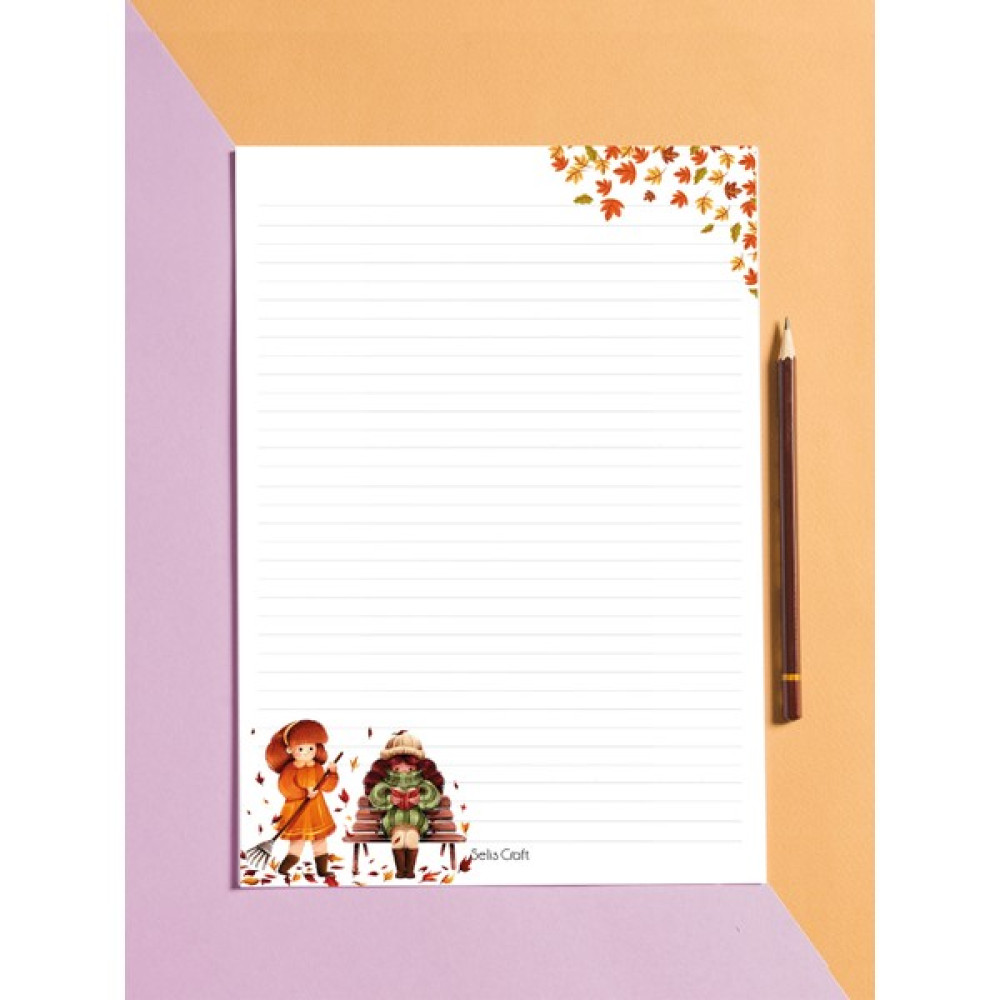 Selis Craft Sonbahar Temalı Notepad 03 Günlük Planlayıcı, Defter, To Do List, Not Defteri, Ajanda Not Defteri & Bloknot Fiyatı