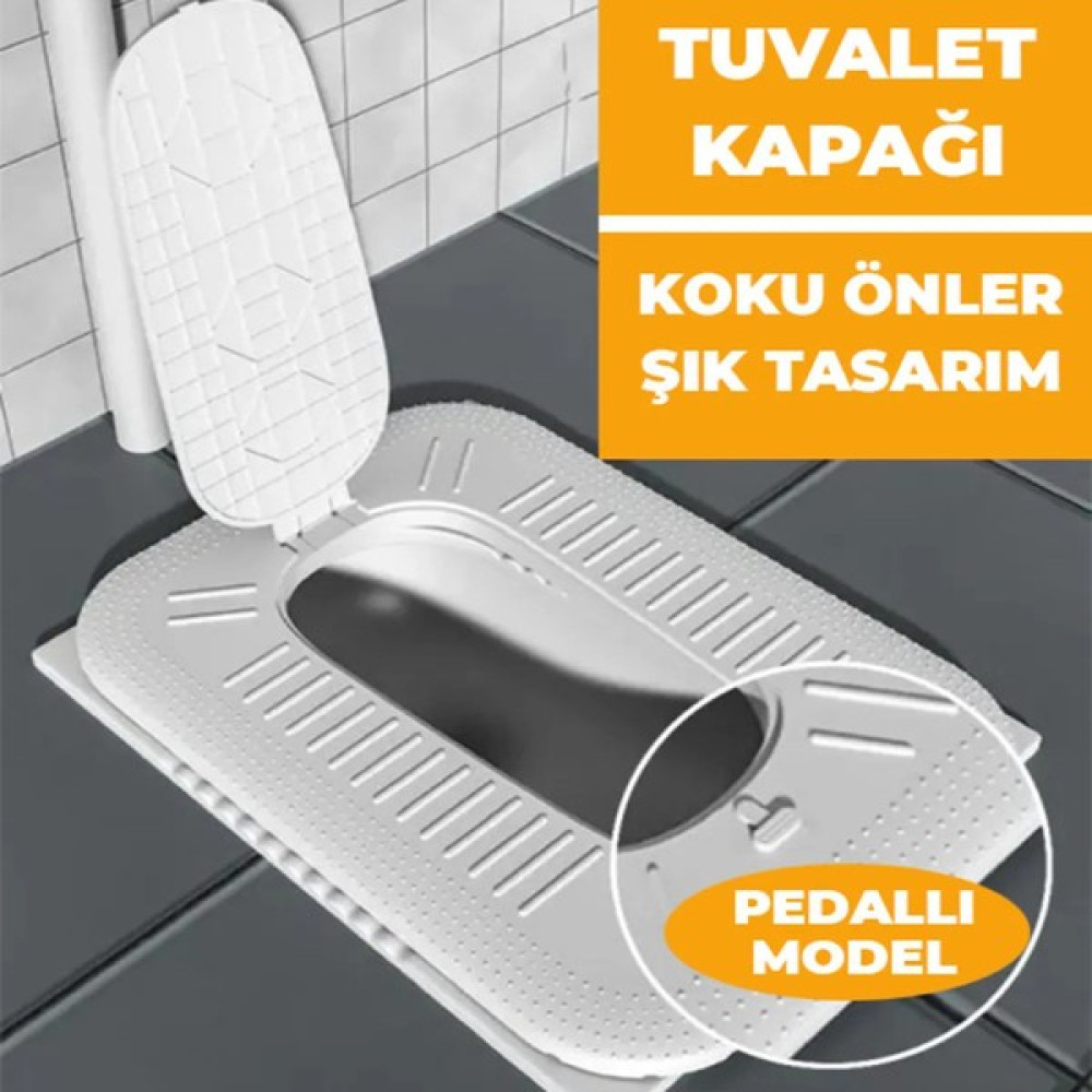 Selldey Alaturka Tuvalet Kapağı Koku Önleyici ve Basmalı Pedallı Klozet Kapağı Fiyatı