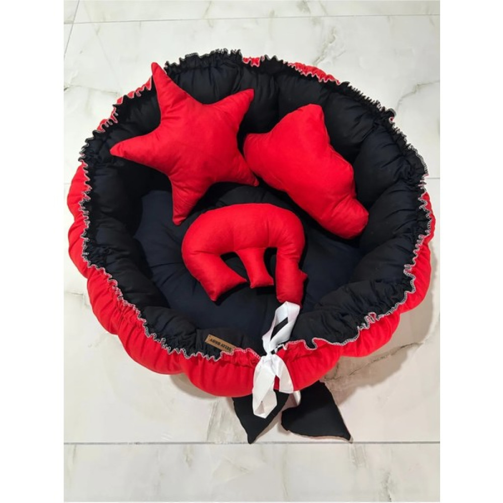 Selly Baby Çift Taraflı Açılır Kapanır Oyun Minderi/ Uyku Minderi - Siyah - 120 cm Oyuncak Fiyatı