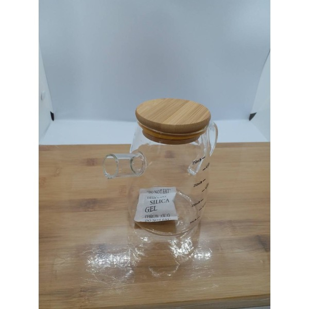 Selly Bambu Kapak Cam Yağdanlık 350 ml Mutfak Gereçleri Fiyatı